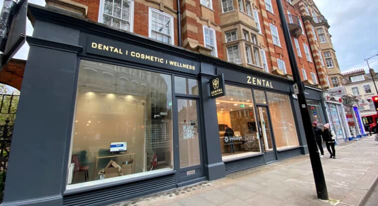 Zental Dental's new exterior signage